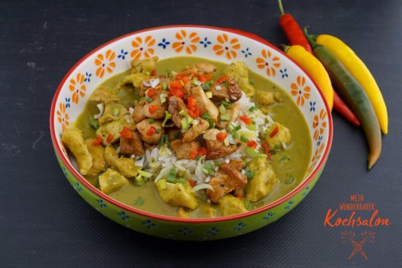 Grünes Thai-Curry vom Huhn - Martina&amp;#39;s Kochsalon