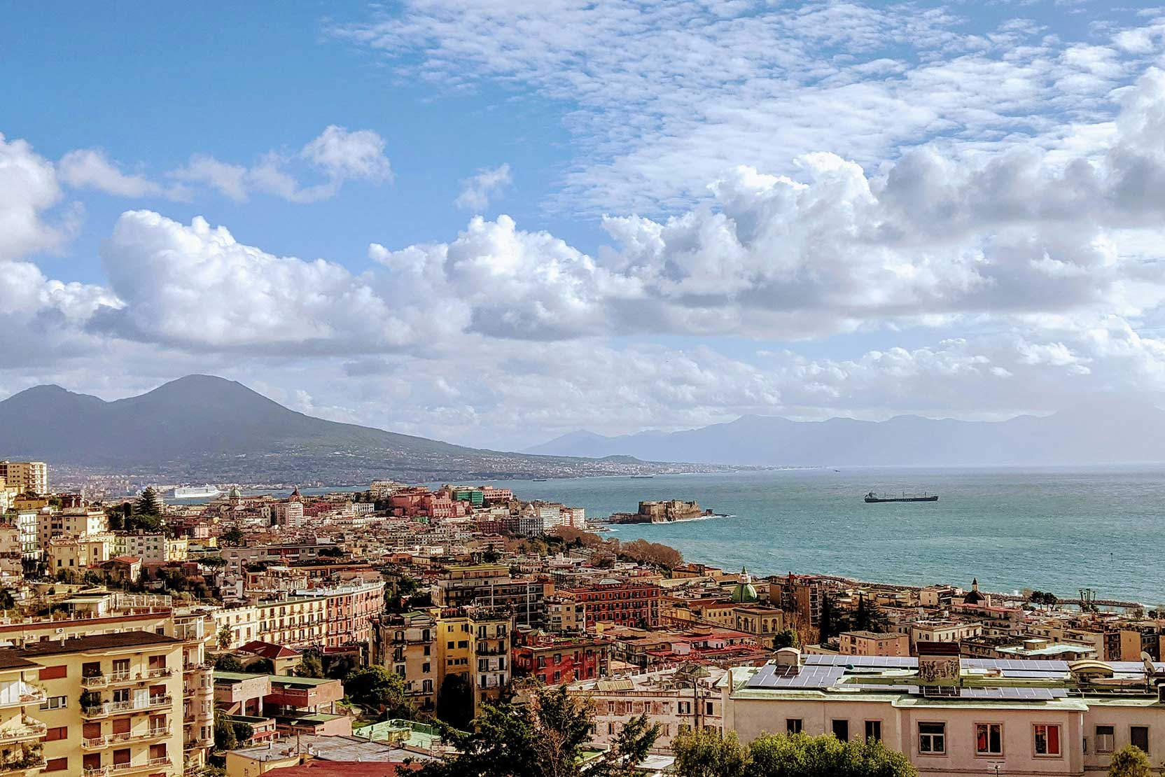 Vesuv und Golf von Neapel